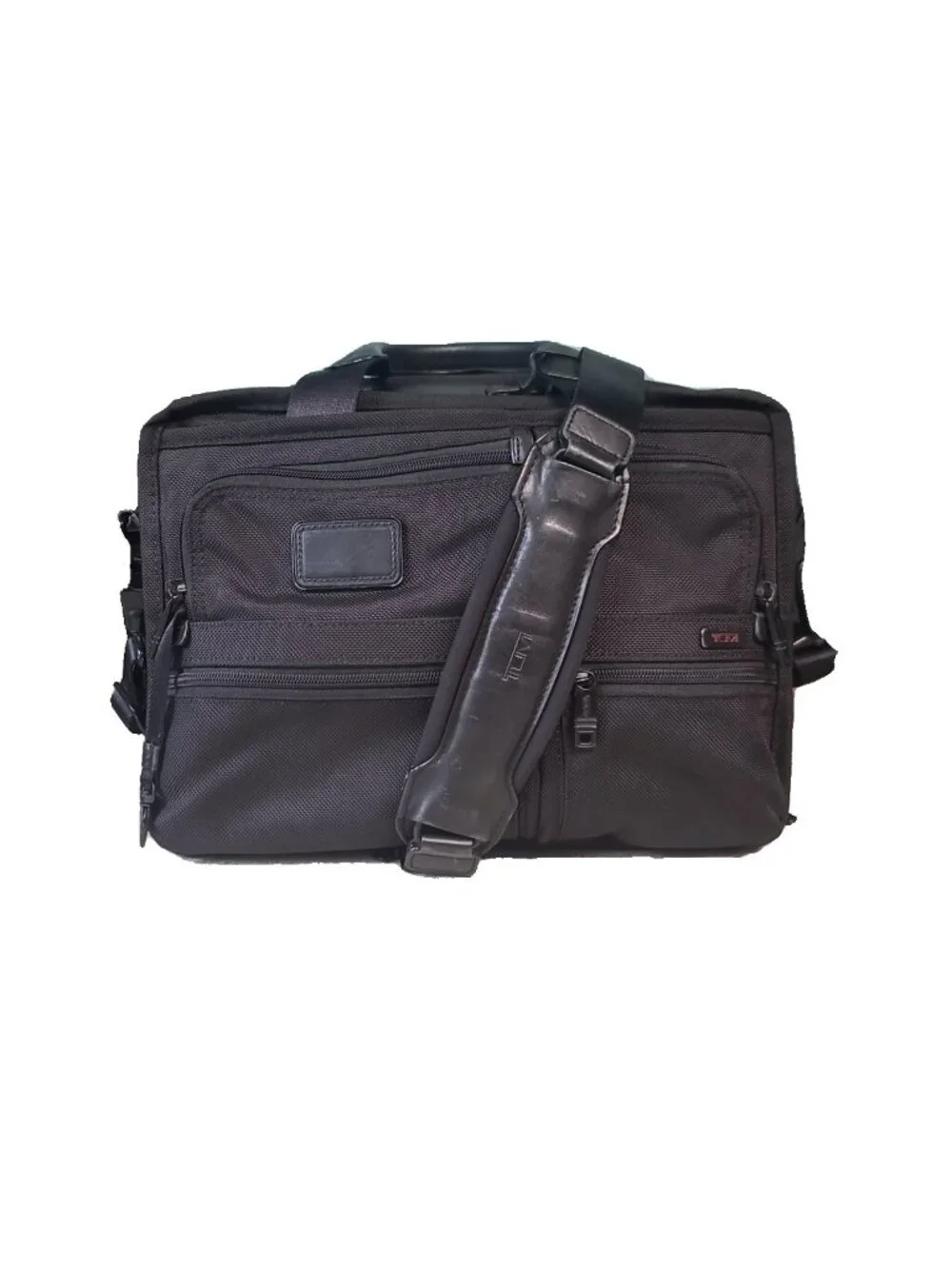 Tumi Small Screen Alpha Briefcase Black